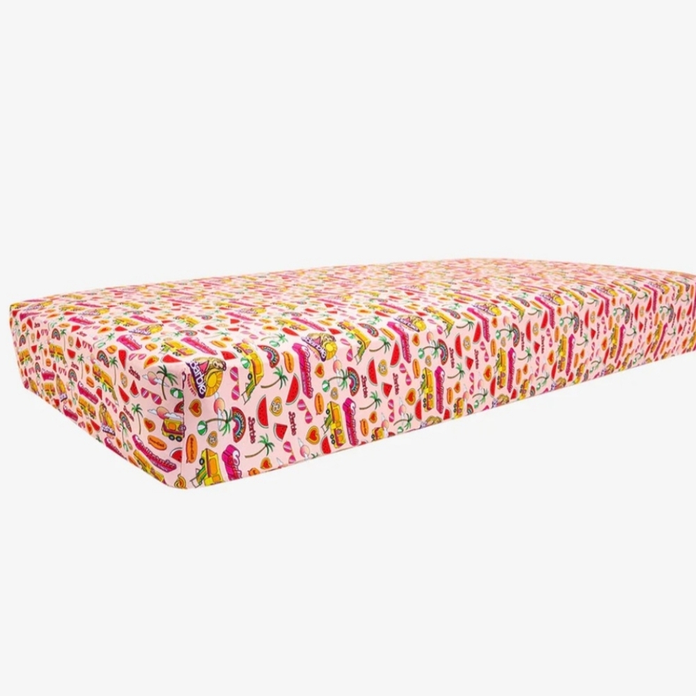 Posh Peanut Barbie Crib Sheet